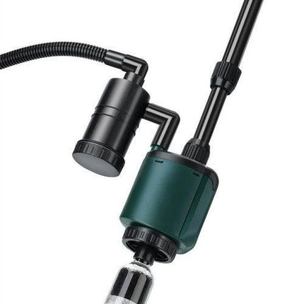 36W aquarium sand washer with plug adapter & 15W 66LED RGBW aluminum shell bracket light 40CM/28-key control.