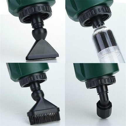 36W aquarium sand washer with plug adapter & 15W 66LED RGBW aluminum shell bracket light 40CM/28-key control.