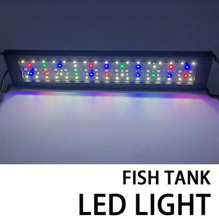 36W aquarium sand washer with plug adapter & 15W 66LED RGBW aluminum shell bracket light 40CM/28-key control.