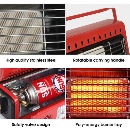 Appliances > Heaters > Patio Heaters.