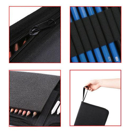 72pcs Professional Drawing Artist Kit Set Pencils and Sketch Charcoal Art Tools.