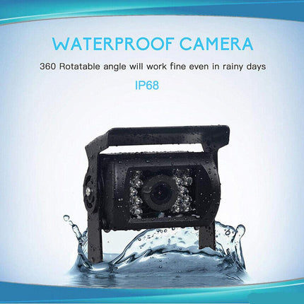 7'' Waterproof Monitor Reversing  Kit For Truck Caravan.