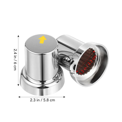 20PCS ABS Wheel Nut Covers Safety Arrow Chrome Caps For Trucks Trailers Bus AU.