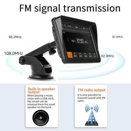 7inch PortableWireless Apple CarPlay Android Auto Touch Screen Car Radio Stereo AU.
