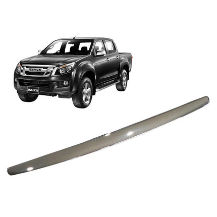 Chrome ABS Car Front Line Bonnet Hood Trim for ISUZU D-Max Dmax MU-X 2012-2016.