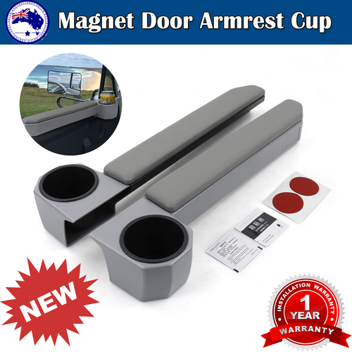 New Armrest Cup Holder Magnet Door For Land Cruiser 70 76 79 Series Hj75 Hzj75.