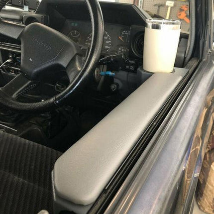 New Armrest Cup Holder Magnet Door For Land Cruiser 70 76 79 Series Hj75 Hzj75.
