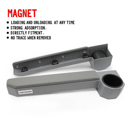 Upgraded Magnet Door Armrest Cup Holder For Land Cruiser 70 76 79 Series Hj75.
