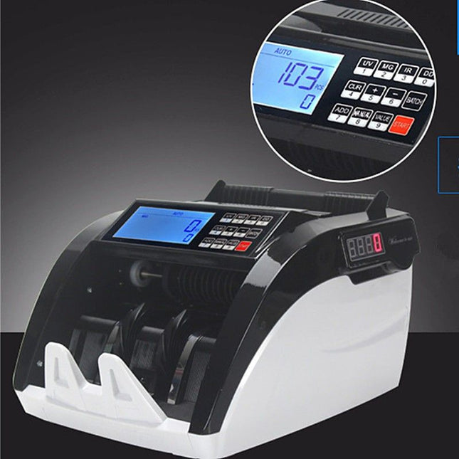 Australian Note Bill Money Cash Counter Machine with Value Count 4" LED Display