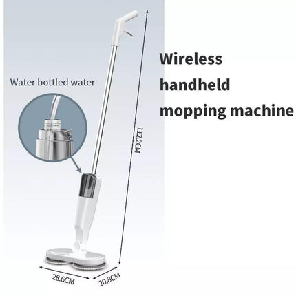 Cordless Electric spin 6Mops Cleaner 5In1 Floor Polisher Sweeper Washer Scrubber.