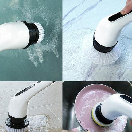 9in1 Electric Spin Scrubber Turbo Scrub Cleaning Brush Cordless Chargeable Tool.