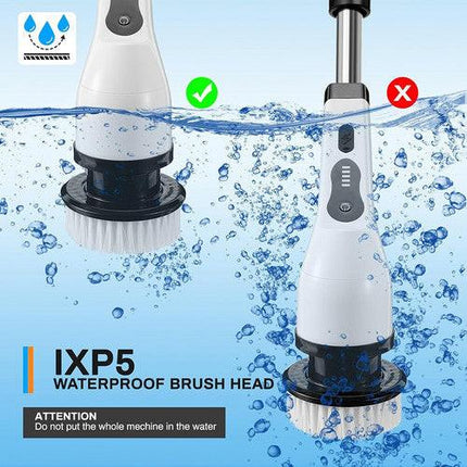 9in1 Electric Spin Scrubber Turbo Scrub Cleaning Brush Cordless Chargeable Tool.
