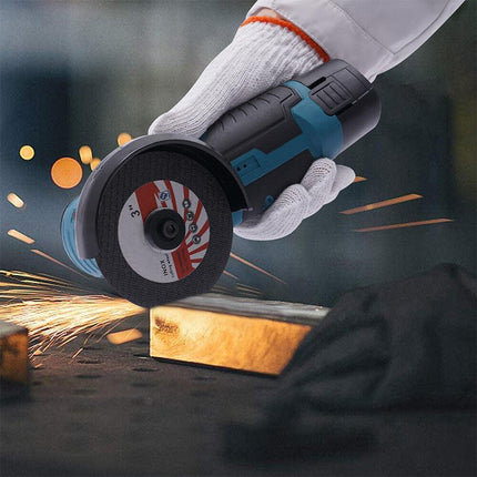 800W Mini Cordless Brushless Angle Grinder Cutting Tool W/ 2x Battery & Charger.