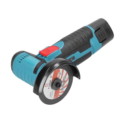 800W Mini Cordless Brushless Angle Grinder Cutting Tool W/ 2x Battery & Charger.