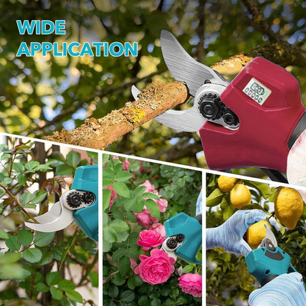 30mm Electric Pruning Shears Cordless Brushless Secateur For Makita 18V Battery.