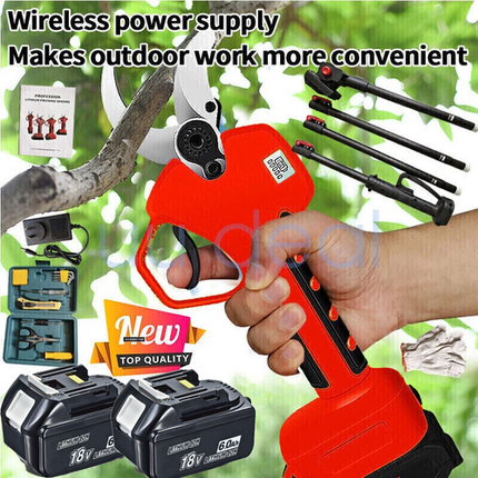 5500W Cordless Brushless Pole Telescopic Pruning Shear Secateur Battery Makita.