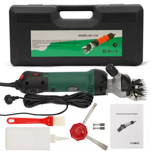 690W Electric Sheep Shears 2400R/Min 6 Speed Grooming Kit with 8 Grids Heat AU.
