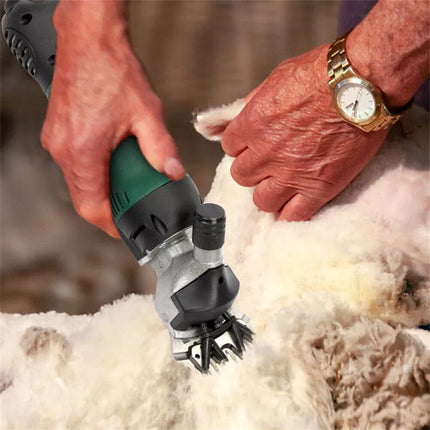 690W Electric Sheep Shears 2400R/Min 6 Speed Grooming Kit with 8 Grids Heat AU.