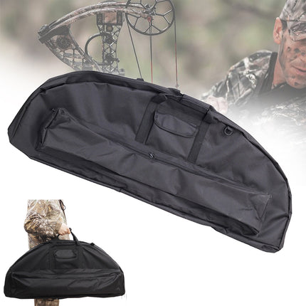 Compound Bow Bag & Arrow Holder Canvas Hunting Backpack Archery Carry Bag.
