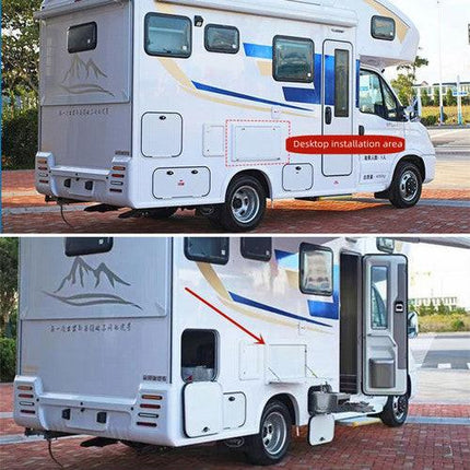 Caravan Table Folding Picnic Camping Motorhome Outdoor Tables Locked 800x450mm.