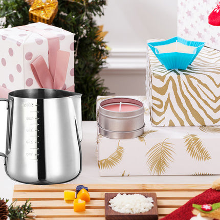 DIY Candle Making Kit 1KG Wax Bean Electric Wax Melter Pouring Pot Thermometer.