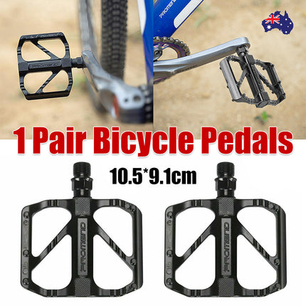1 Pair Bicycle Pedal Mountain Road Bike Cycling Anti Slip Bearing Pedals.