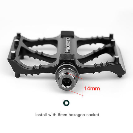 1 Pair Bicycle Pedal Mountain Road Bike Cycling Anti Slip Bearing Pedals.