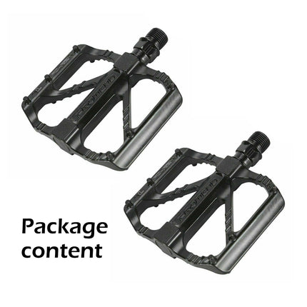 1 Pair Bicycle Pedal Mountain Road Bike Cycling Anti Slip Bearing Pedals.
