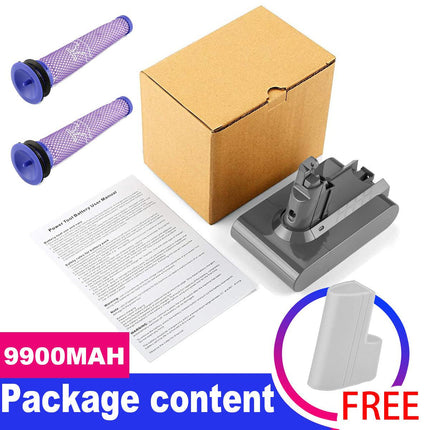 9900MAH For Dyson V6 Battery SV03 SV04 SV09 DC58 DC59 DC61 DC62 DC74 v6 Animal.