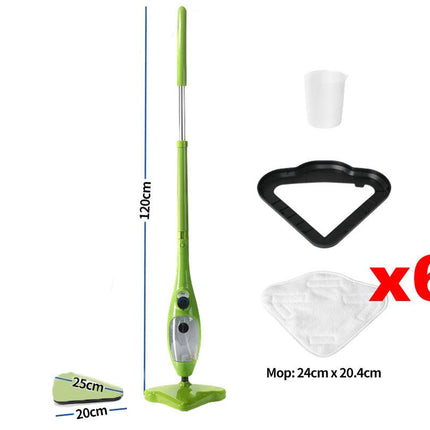 Steam Mop Handheld Carpet Cleaner High Pressure Steamer Floor Cleaning 1300W.