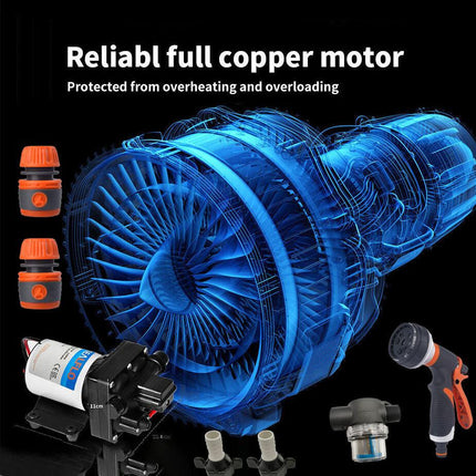 12V SEALFLO Water Pump High Pressure Self-priming rv Camping Boat 55PSI 11.3L/M.