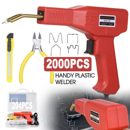 Plastic Welder Garage Tool Hot Staple Staplers Bumper Repair Welding Machine Kit.