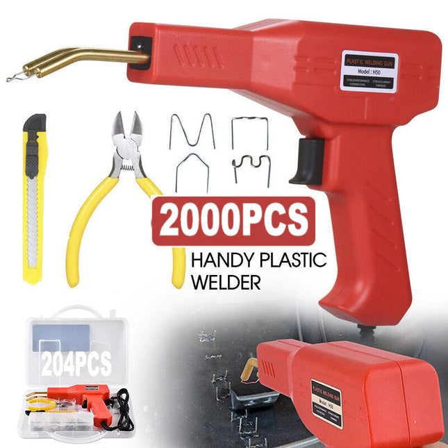 Plastic Welder Garage Tool Hot Staple Staplers Bumper Repair Welding Machine Kit.