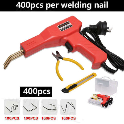 Plastic Welder Garage Tool Hot Staple Staplers Bumper Repair Welding Machine Kit.