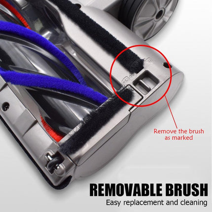 Turbo Brush Roller Head Electric Floor Carpet Head LED For Dyson V7 V8 V10 V11 V15.