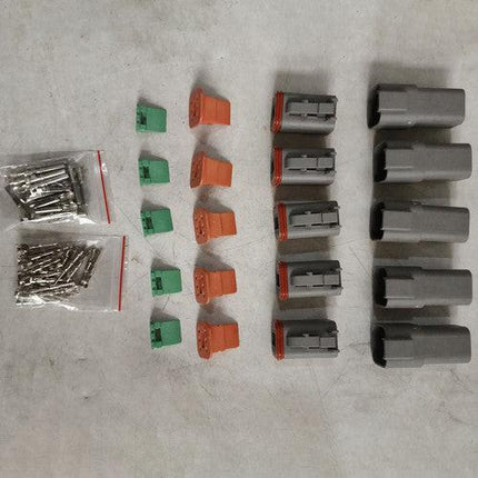 5 Set Deutsch DT 6 Way Pin Male/Female Kit Electrical Connector Plug Waterproof.