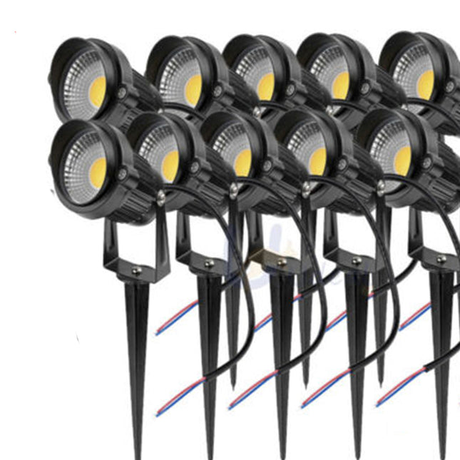 10X 12V LED waterproof Outdoor Garden Spotlights landscape light Lamp Yard Flood.