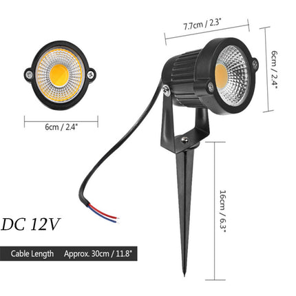 10X 12V LED waterproof Outdoor Garden Spotlights landscape light Lamp Yard Flood.