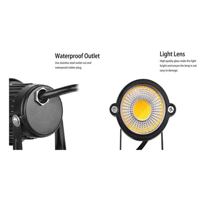 10X 12V LED waterproof Outdoor Garden Spotlights landscape light Lamp Yard Flood.