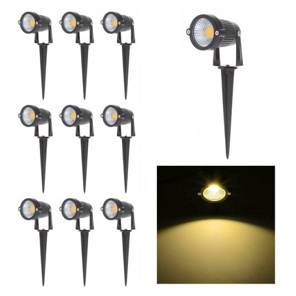 10PCS 12V LED Waterproof Outdoor Garden Spotlights Landscape Light Flood Lights.