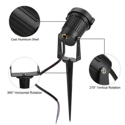 10PCS 12V LED Waterproof Outdoor Garden Spotlights Landscape Light Flood Lights.