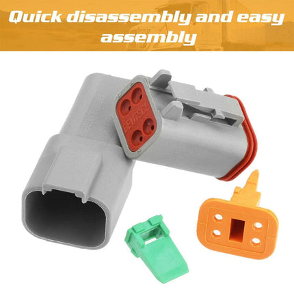 600PCS Deutsch DT Connector Plug Kit With Genuine Deutsch Crimp Tool Auto Marine.