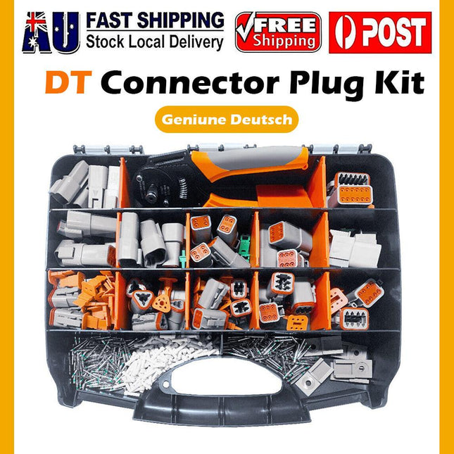 550PCS Deutsch Plug Tool Kit DT Connector With Genuine Automotive Crimp Tool.
