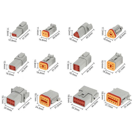 550PCS Deutsch Plug Tool Kit DT Connector With Genuine Automotive Crimp Tool.