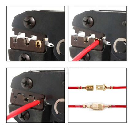 Assorted Waterproof Insulated Electrical Wiring Connectors Crimp Terminals Plier.