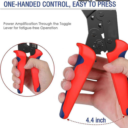 Assorted Waterproof Insulated Electrical Wiring Connectors Crimp Terminals Plier.