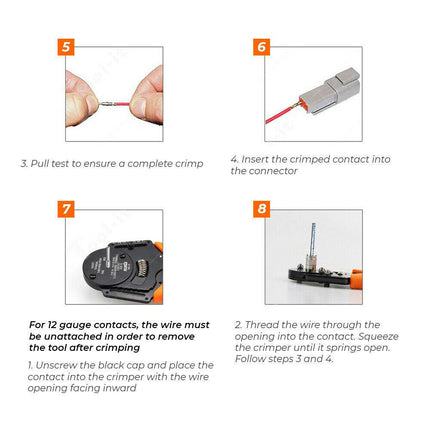 1000PCS Deutsch DT Connector Plug Kit With Genuine Deutsch Crimp Tool Auto Marine.