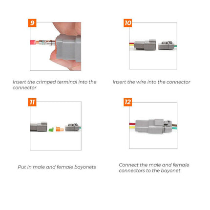 1000PCS Deutsch DT Connector Plug Kit With Genuine Deutsch Crimp Tool Auto Marine.