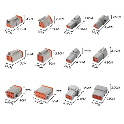 1000PCS Deutsch DT Connector Plug Kit With Genuine Deutsch Crimp Tool Auto Marine.