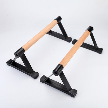 1 Pair Parallettes Set Push-up Parallel Bar Stretch Double Rod Stand Fitness.